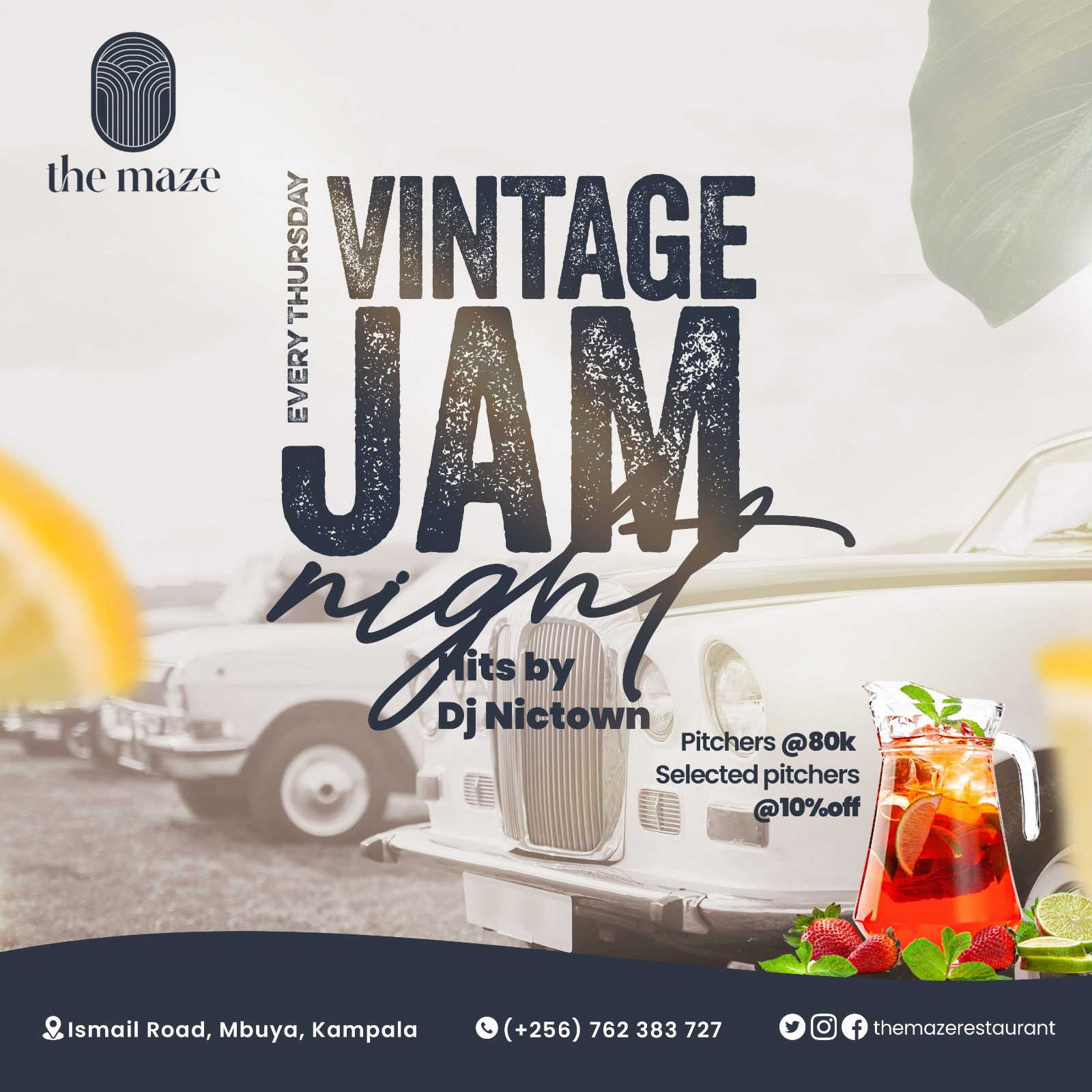The Vintage Jam Night - The Maze Restaurant