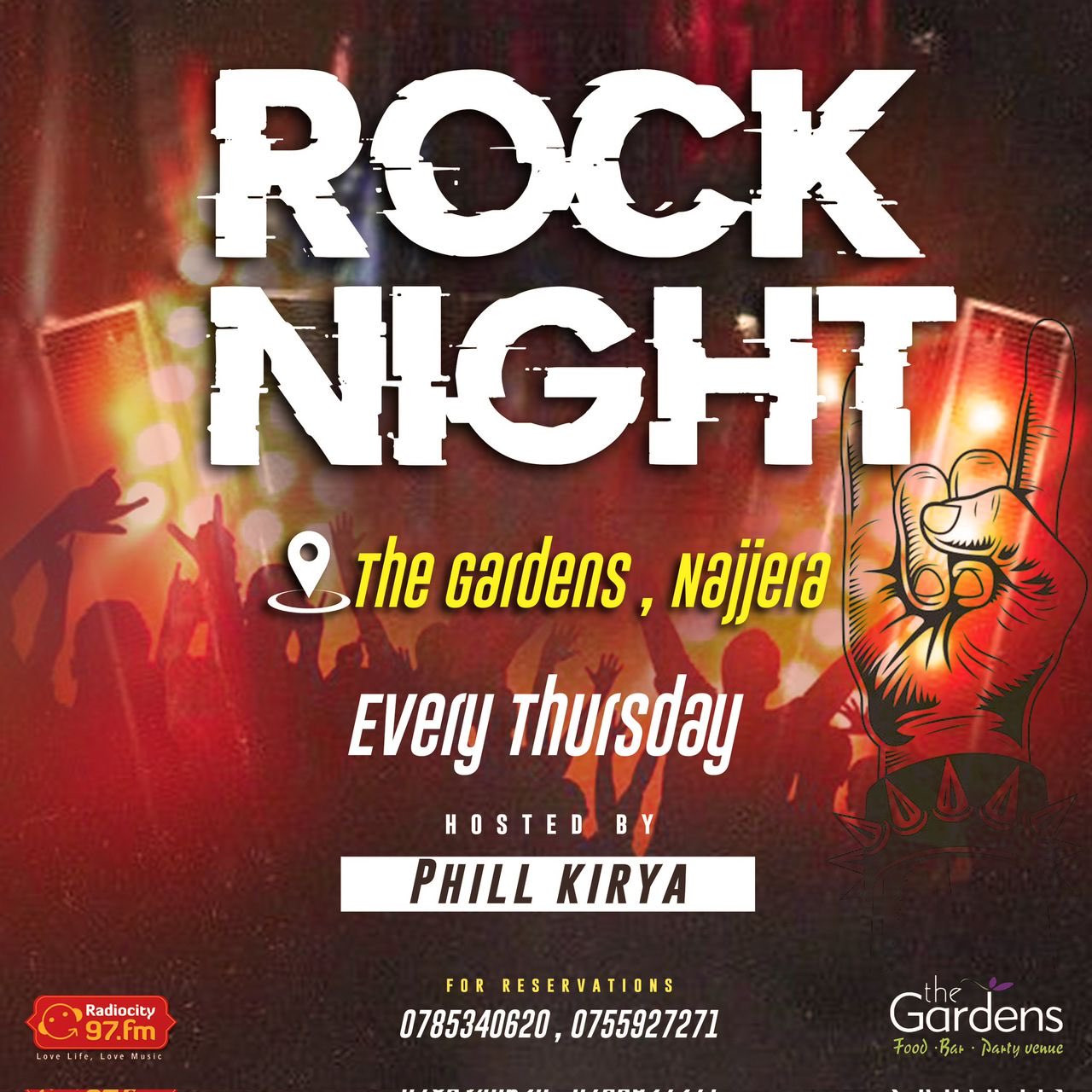 Rock Night - The Gardens Najjera