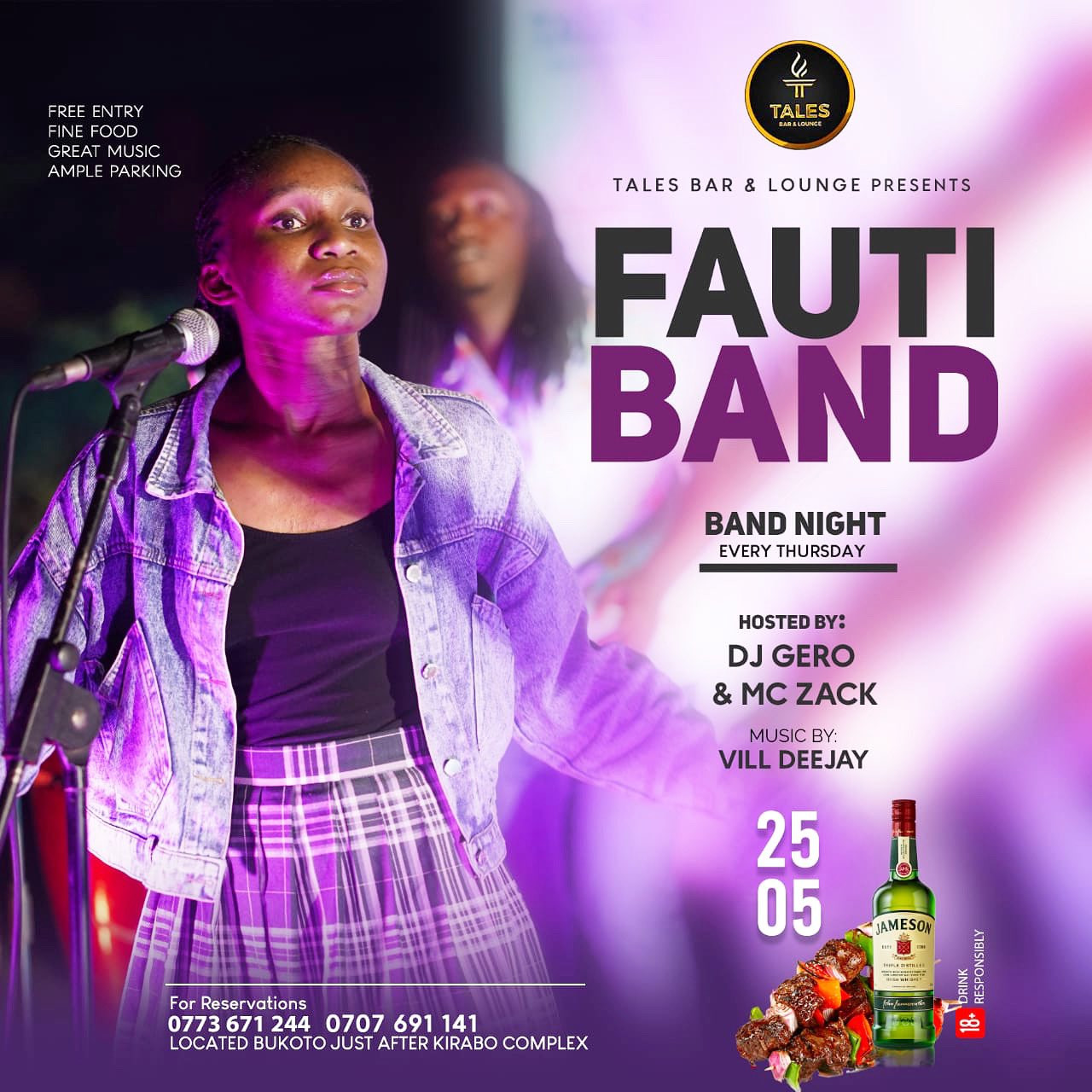 Fauti Band at Tales Lounge - Tales Lounge. Next to Kirabo Complex, Plot 1984 Bukoto Kisasi Rd, Kampala