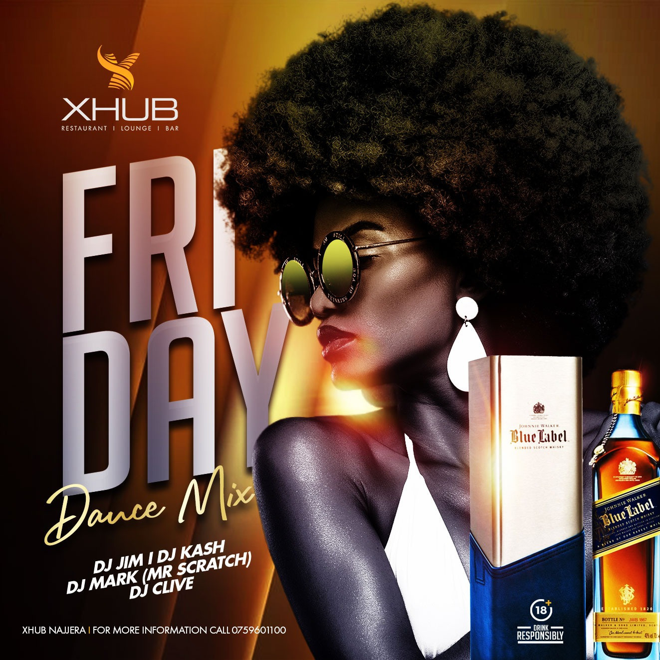 Friday Dance Mix - The Xhub Najjeera after Total fuel, Kampala