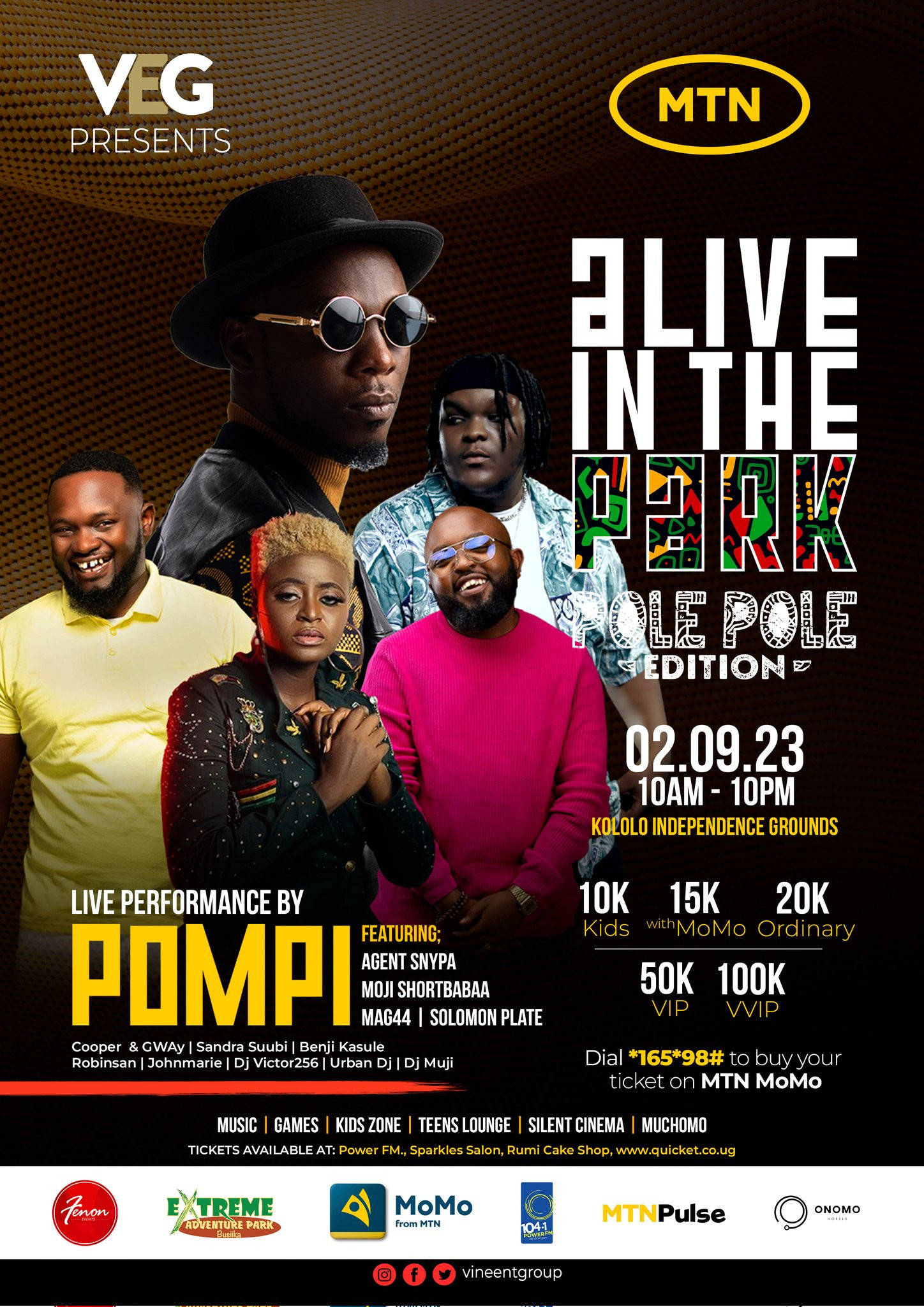Alive In The Park - Kololo Independence Grounds