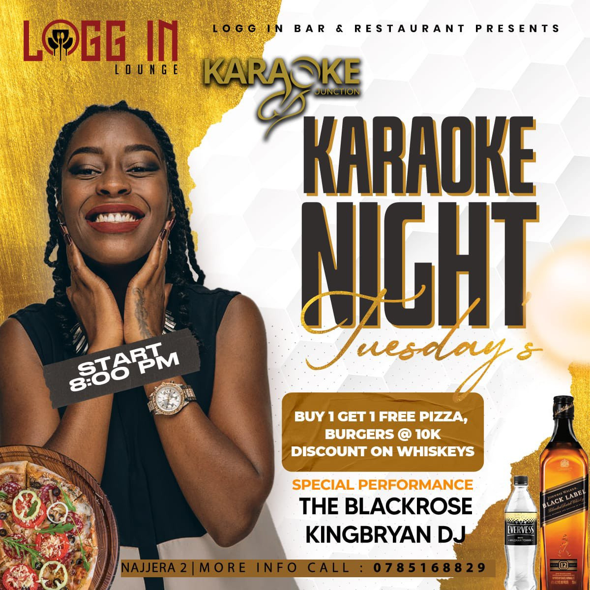 Karaoke Night Tuesdays - Logg In Lounge. Najjera