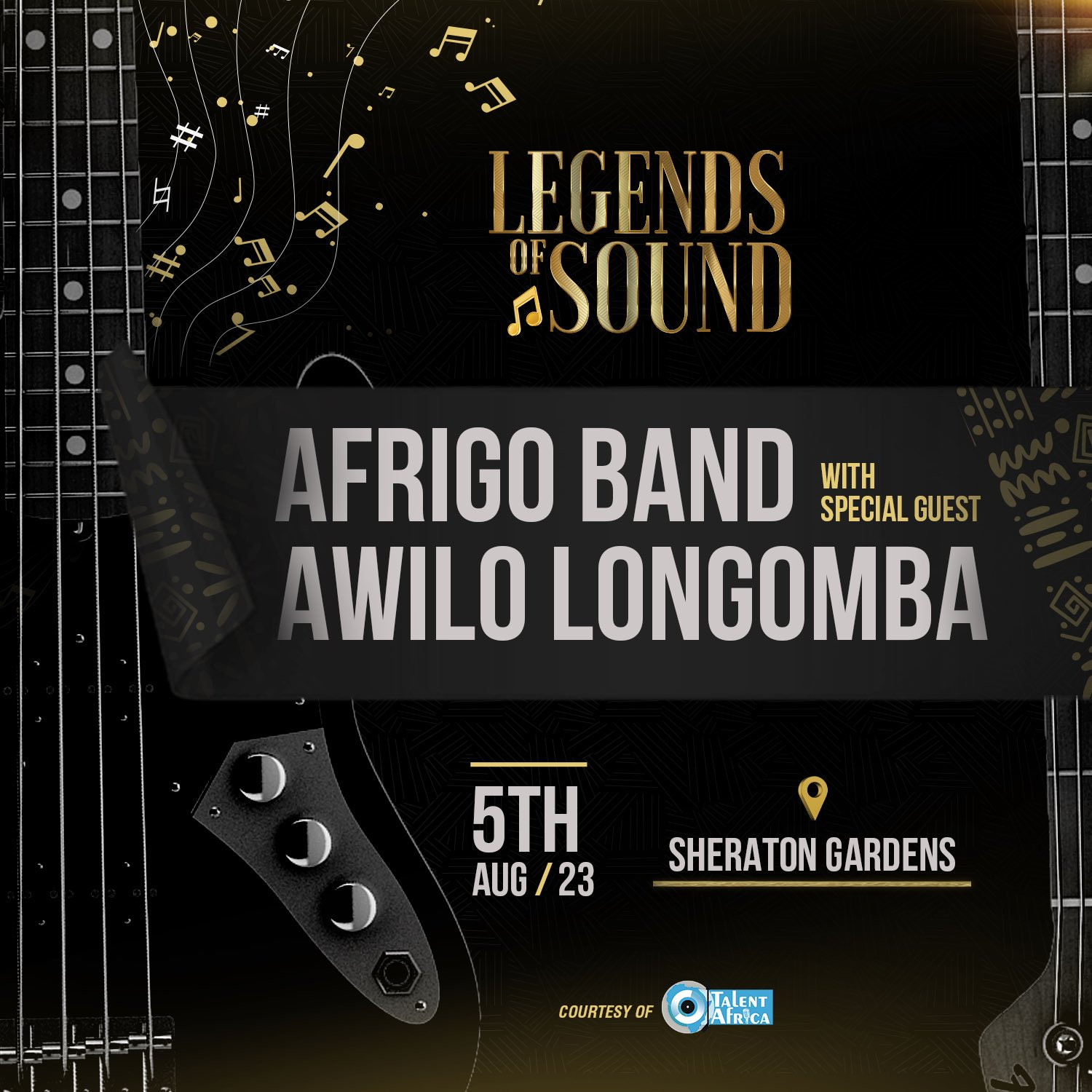 Legends of Sound - Afrigo Band with Awilo Longomba - Sheraton Gardens. Sheraton Kampala.